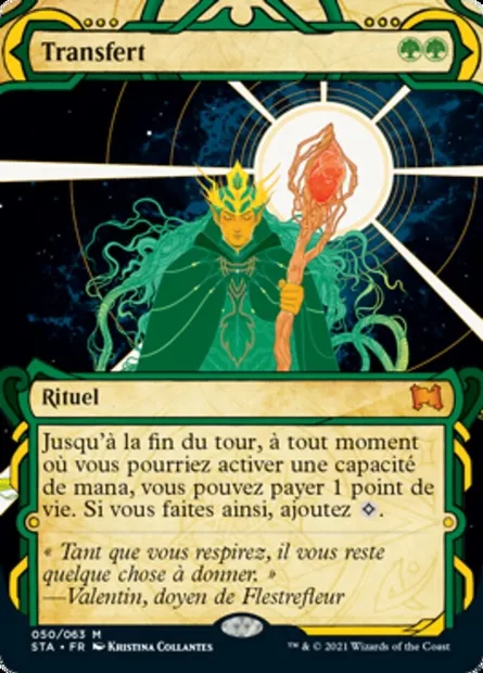 Transfert, carte Magic STA 50 — extension Strixhaven Mystical Archive