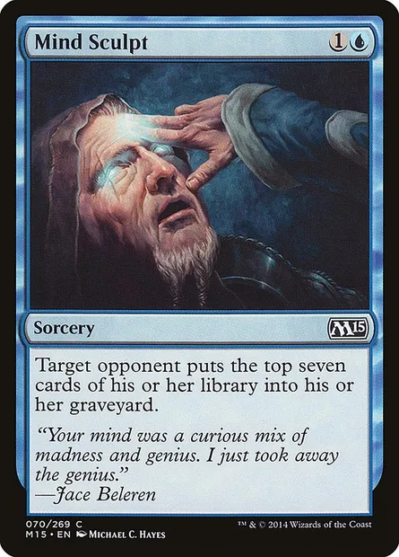 Mind Sculpt, Magic card M15 70 — Magic 2015 set