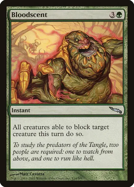 Bloodscent, Magic card MRD 114 — Mirrodin set