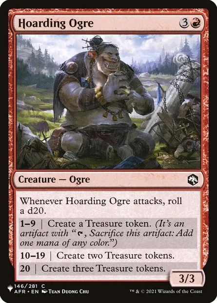 Ogresse entasseuse, carte Magic PLST AFR-146 — extension The List