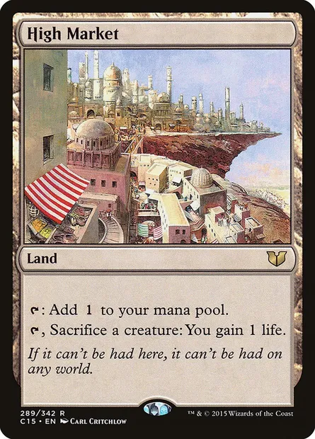 High Market, Magic card C15 289 — Commander 2015 set