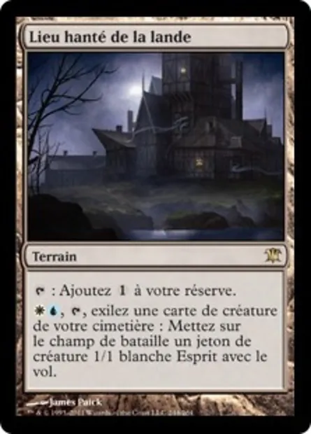 Lieu hanté de la lande, carte Magic ISD 244 — extension Innistrad
