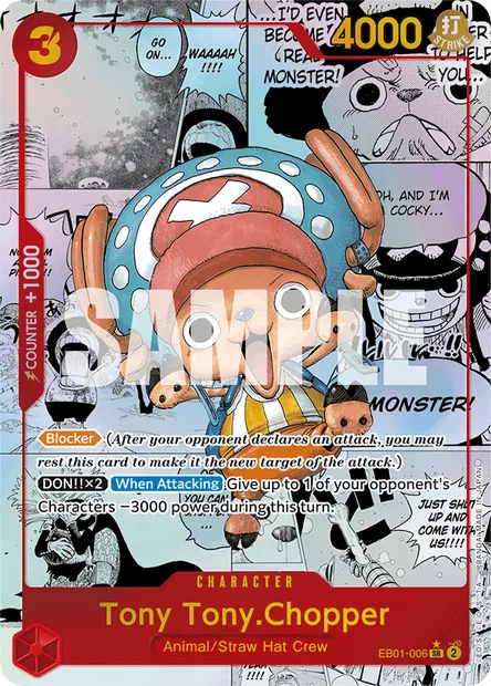 Tony-Tony Chopper, carte One Piece EB01-006 — extension MEMORIAL COLLECTION