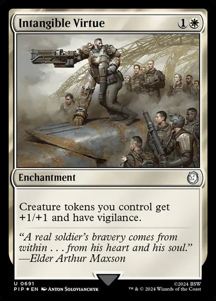 Intangible Virtue, Magic card PIP 691 — Fallout set
