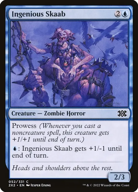 Ingenious Skaab, Magic card 2X2 52 — Double Masters 2022 set