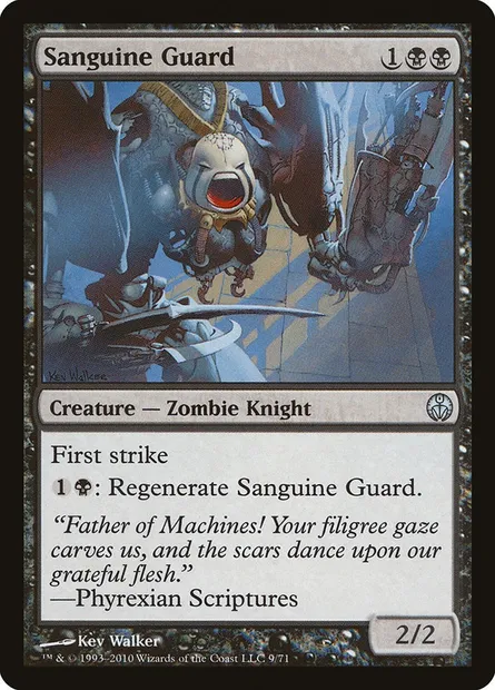 Garde sanguin, carte Magic DDE 9 — extension Duel Decks: Phyrexia vs. the Coalition