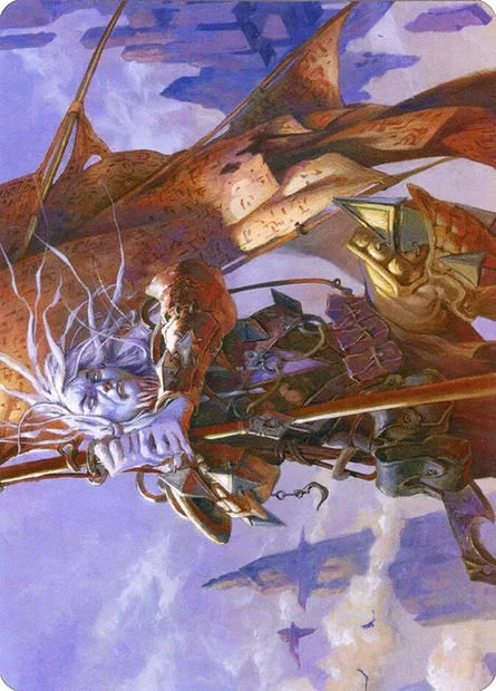 Sea Gate Banneret // Sea Gate Banneret, carte Magic AZNR 43 — extension Zendikar Rising Art Series