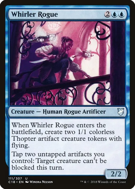 Whirler Rogue, Magic card C18 111 — Commander 2018 set