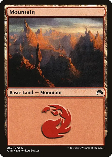 Mountain, Magic card ORI 267 — Magic Origins set