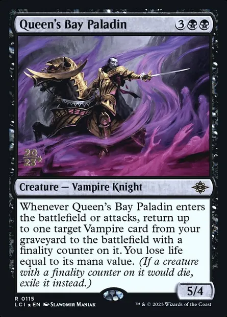 Queen's Bay Paladin, Magic card PLCI 115s — The Lost Caverns of Ixalan Promos set
