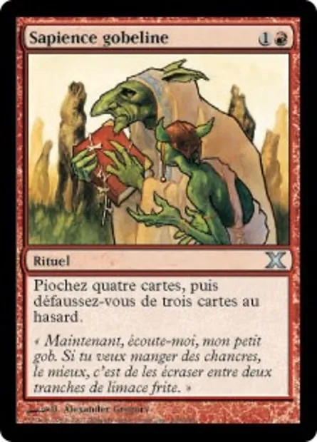 Sapience gobeline, carte Magic 10E 208 — extension Dixième édition