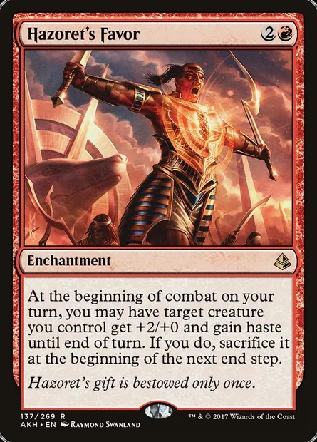 Hazoret's Favor, Magic card AKH 137 — Amonkhet set
