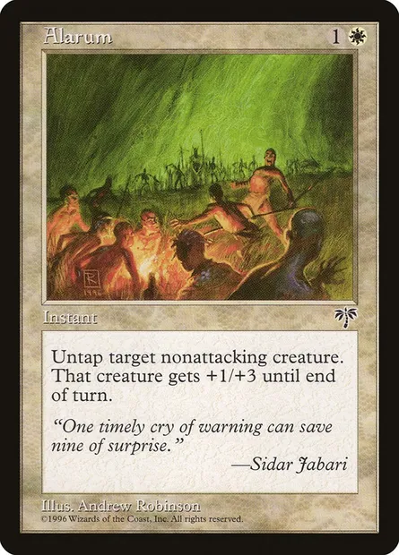 Alarum, Magic card MIR 2 — Mirage set