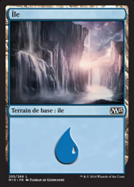 Île, carte Magic M15 255 — extension Magic 2015