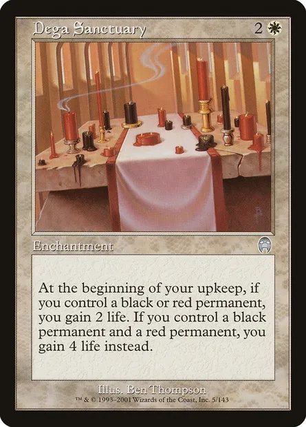 Dega Sanctuary, Magic card APC 5 — Apocalypse set