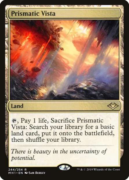 Prismatic Vista, Magic card MH1 244 — Modern Horizons set