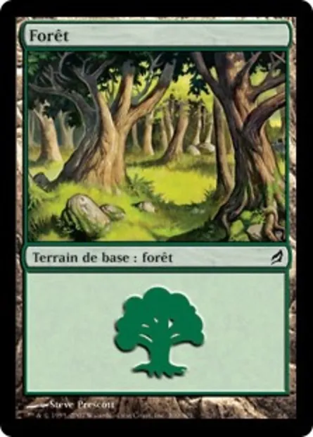 Forêt, carte Magic LRW 300 — extension Lorwyn