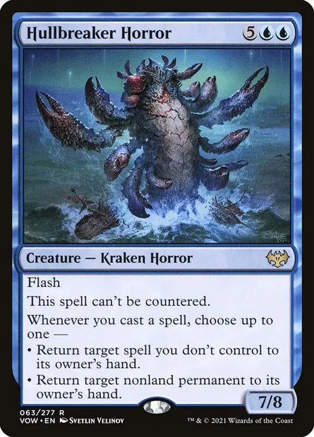Hullbreaker Horror, Magic card VOW 63 — Innistrad: Crimson Vow set