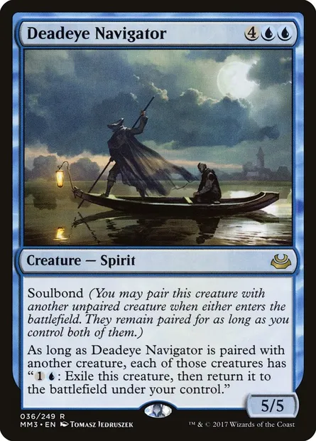 Deadeye Navigator, Magic card MM3 36 — Modern Masters 2017 set