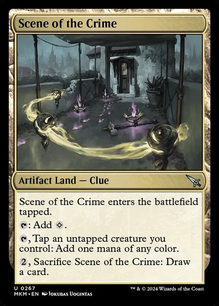 Scene of the Crime, Magic card MKM 267 — Murders at Karlov Manor set