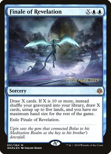 Summum de la révélation, carte Magic PWAR 51s — extension War of the Spark Promos