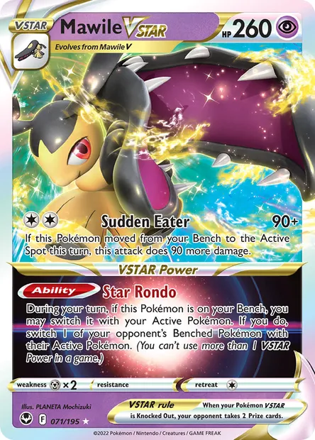Mawile VSTAR, Pokémon card SIT 071 — Silver Tempest set