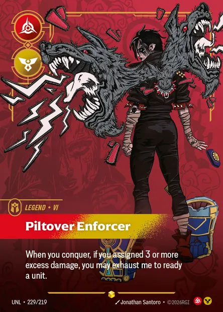 Piltover Enforcer, Riftbound card UNL 229 — Unleashed set
