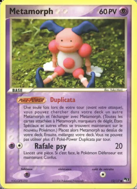 Métamorph, carte Pokémon P3 12 — extension POP Série 3