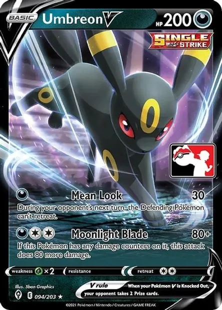 Umbreon V, Pokémon card PPS 094 — Play! Pokémon Prize Pack Series set