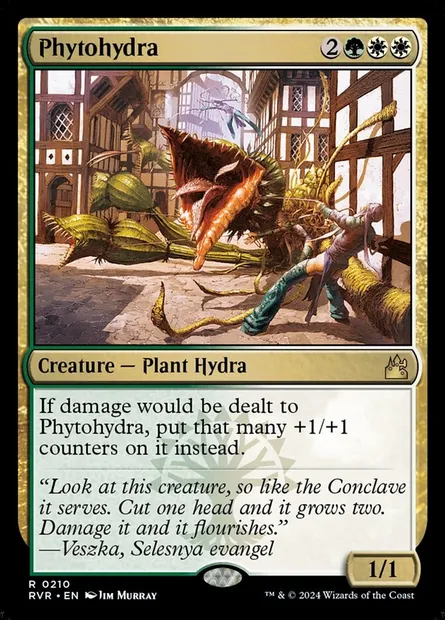 Phytohydra, Magic card RVR 210 — Ravnica Remastered set