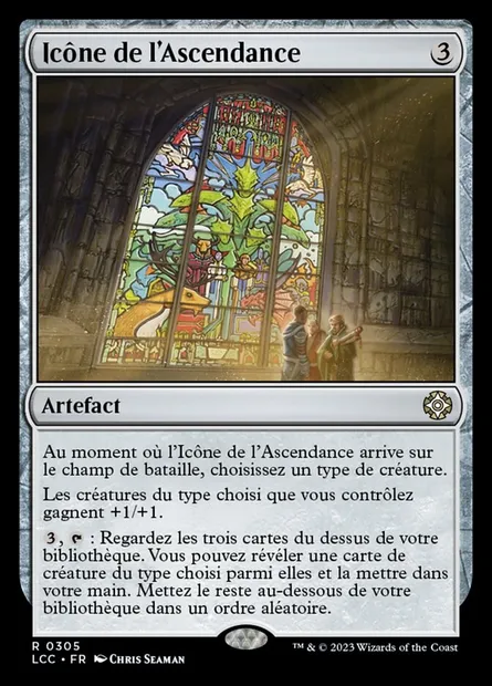 Icône de l'Ascendance, carte Magic LCC 305 — extension The Lost Caverns of Ixalan Commander