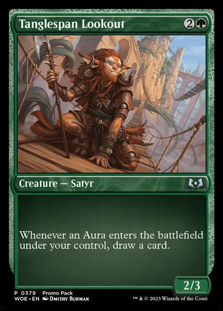 Tanglespan Lookout, Magic card WOE 379 — Wilds of Eldraine set