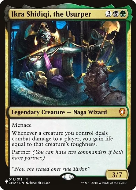 Ikra Shidiqi, the Usurper, Magic card PLST CM2-11 — The List set