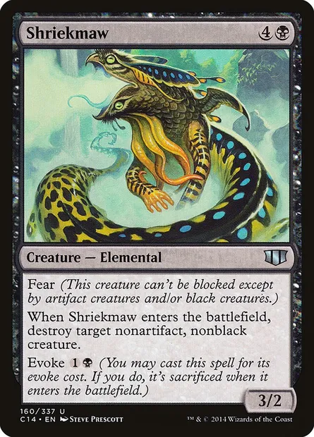 Shriekmaw, Magic card C14 160 — Commander 2014 set