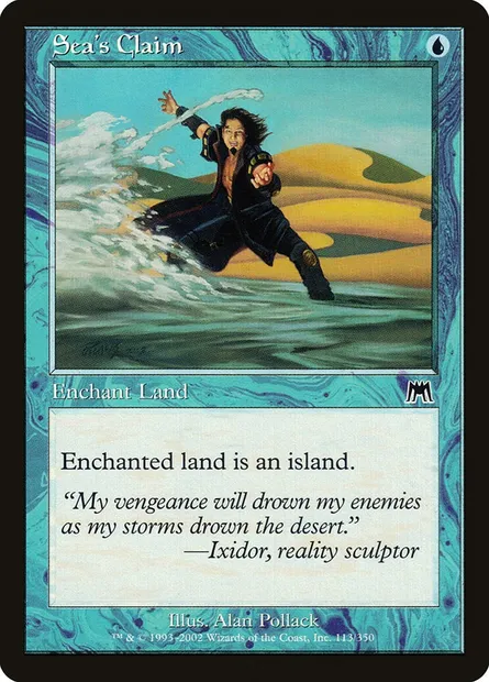 Revendication par la mer, carte Magic ONS 113 — extension Carnage