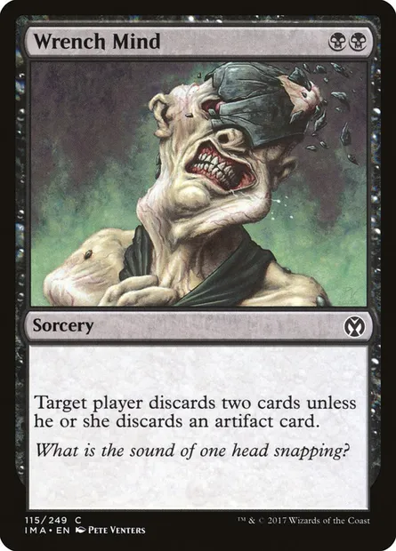 Wrench Mind, Magic card IMA 115 — Iconic Masters set