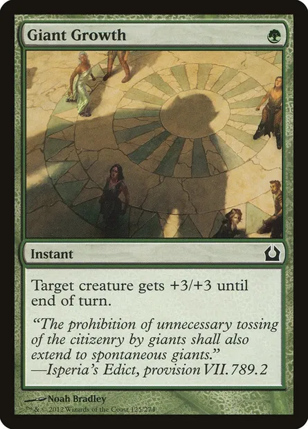 Giant Growth, Magic card RTR 125 — Return to Ravnica set
