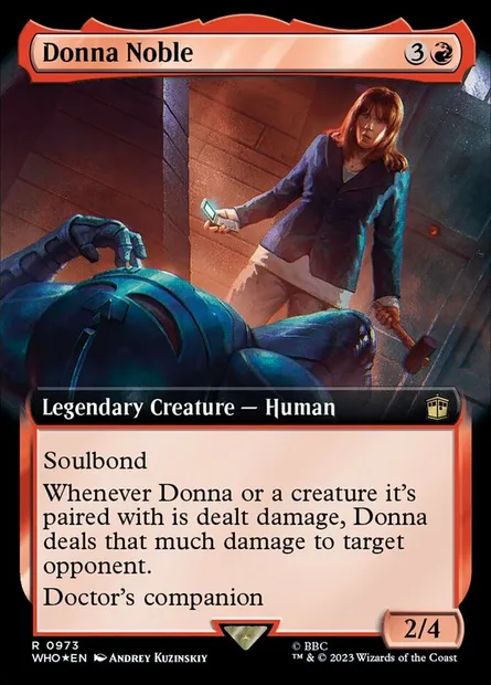 Donna Noble, Magic card WHO 973 — Doctor Who set