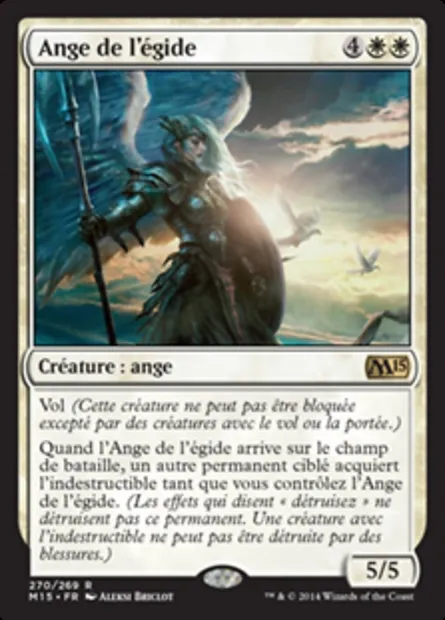 Ange de l'égide, carte Magic M15 270 — extension Magic 2015