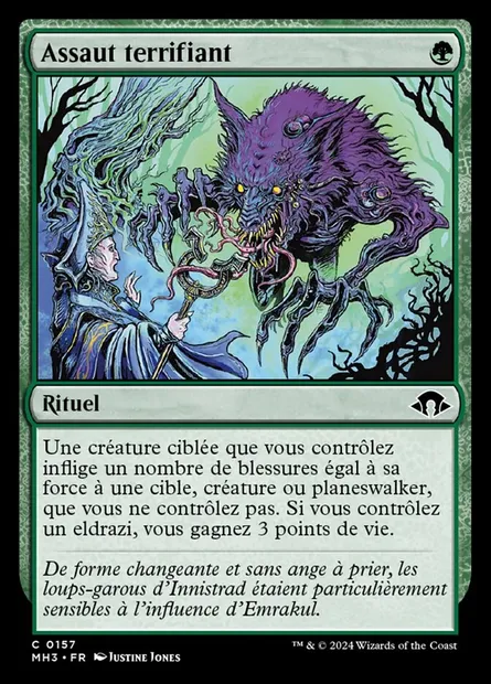 Assaut terrifiant, carte Magic MH3 157 — extension Modern Horizons 3