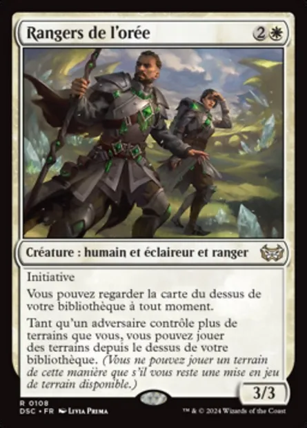 Rangers de l'orée, carte Magic DSC 108 — extension Duskmourn: House of Horror Commander