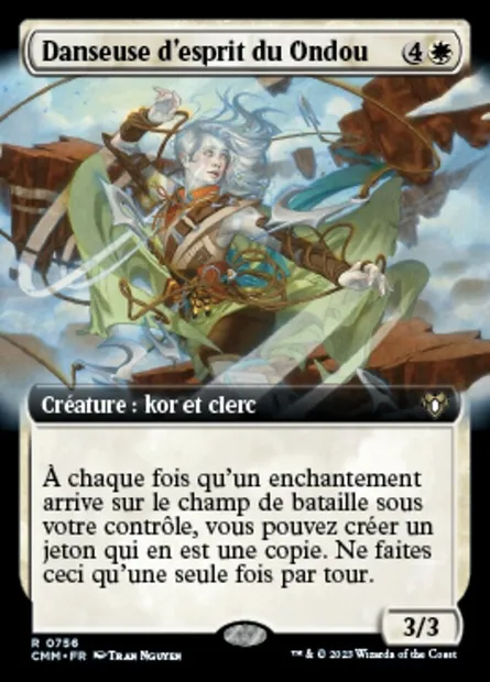 Danseuse d'esprit du Ondou, carte Magic CMM 756 — extension Commander Masters
