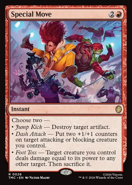 Special Move, Magic card TMC 26 — Teenage Mutant Ninja Turtles Eternal set