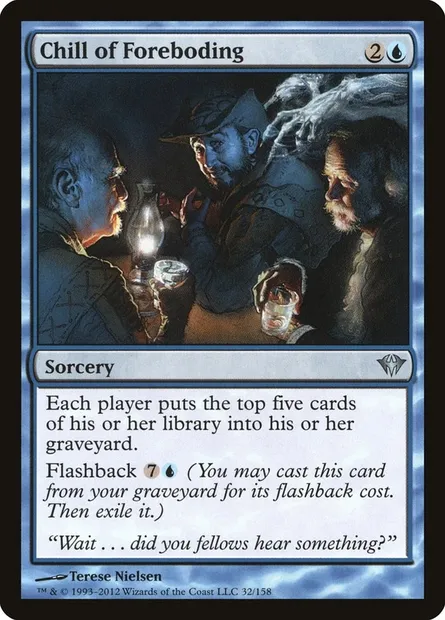 Chill of Foreboding, Magic card DKA 32 — Dark Ascension set