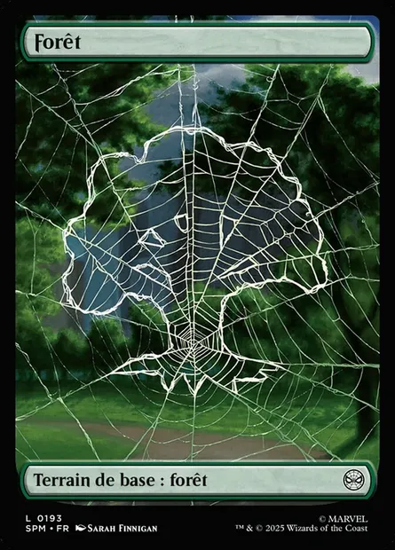Forêt, carte Magic SPM 193 — extension Marvel's Spider-Man