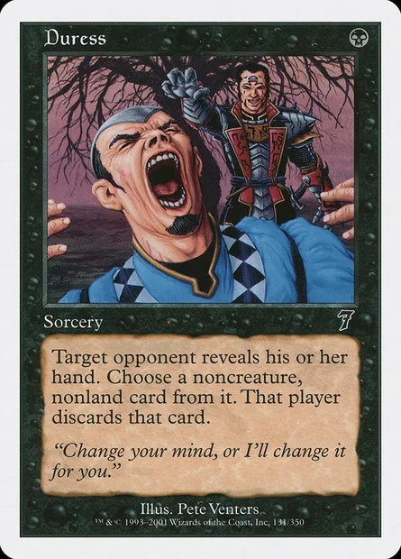 Duress, Magic card 7ED 131 — Seventh Edition set