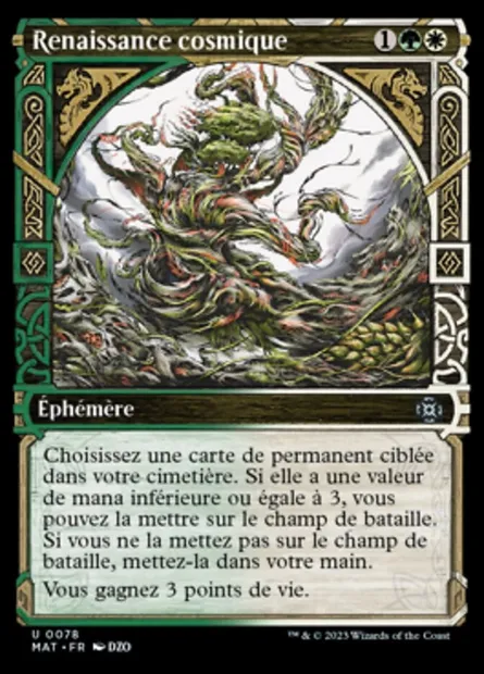 Renaissance cosmique, carte Magic MAT 78 — extension L'invasion des machines : le jour d'après