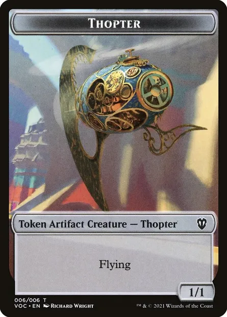 Thopter, Magic card TVOC 6 — Crimson Vow Commander Tokens set