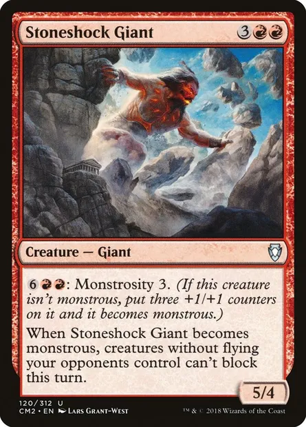 Géant lithochoc, carte Magic CM2 120 — extension Commander Anthology Volume II