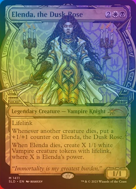 Elenda, the Dusk Rose, Magic card SLD 1411★ — Secret Lair Drop set